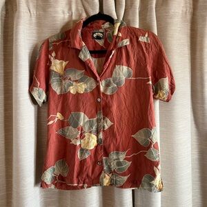 Tommy bahama silk button up Hawaiian shirt